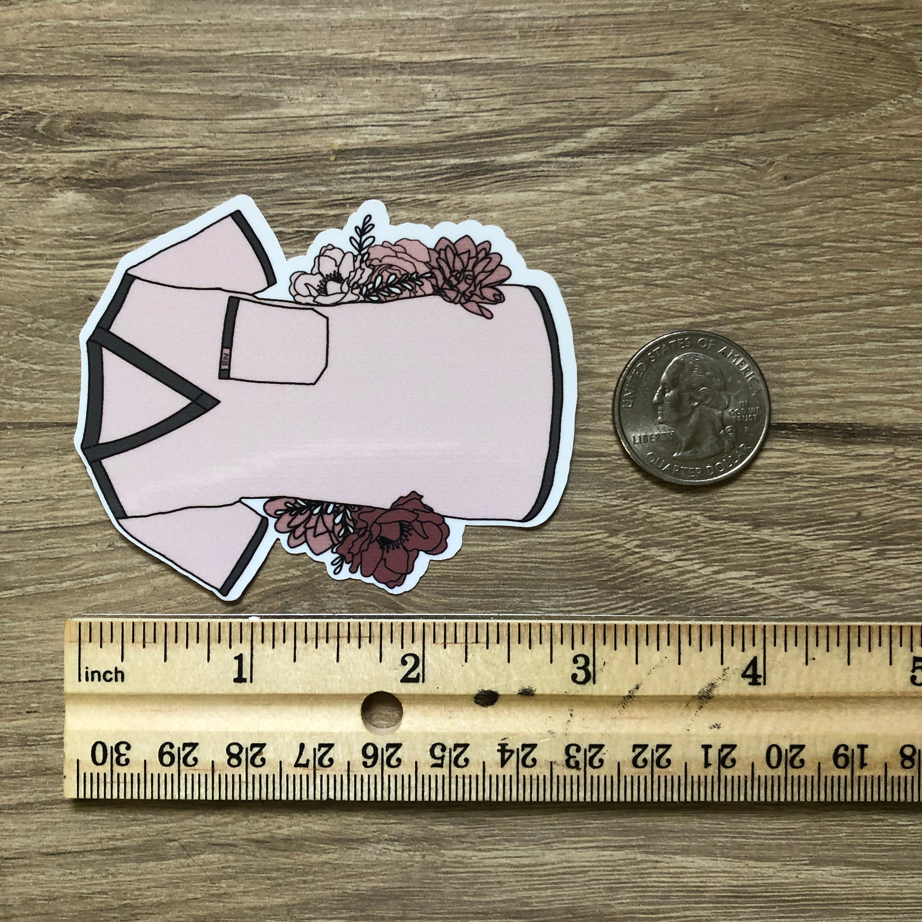 Nursing Scrubs Sticker, Nurse Sticker, Scrubs, Doctor Sticker, Medical ...
