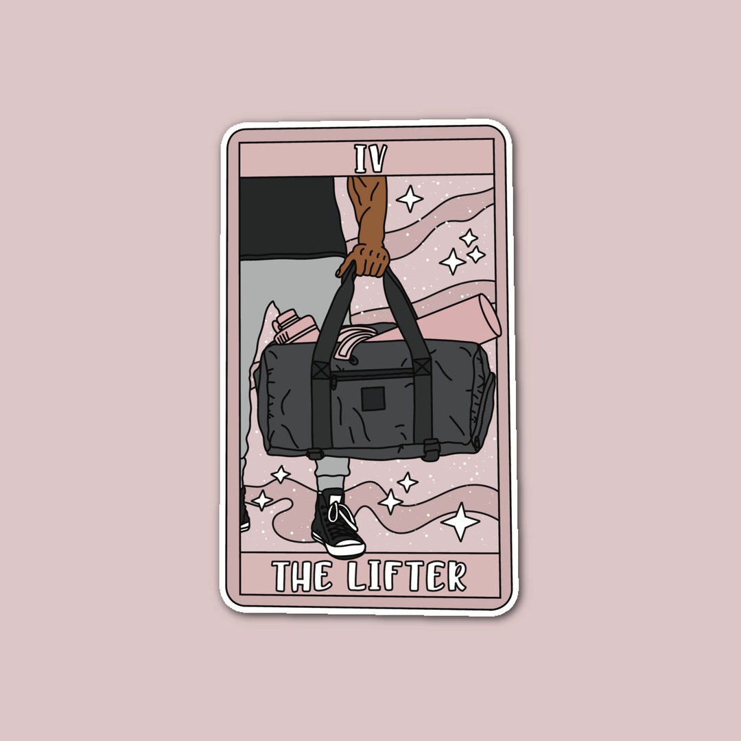 The Lifter Tarot Powerlifting Sticker, Weightlifting Sticker, Girls Who ...