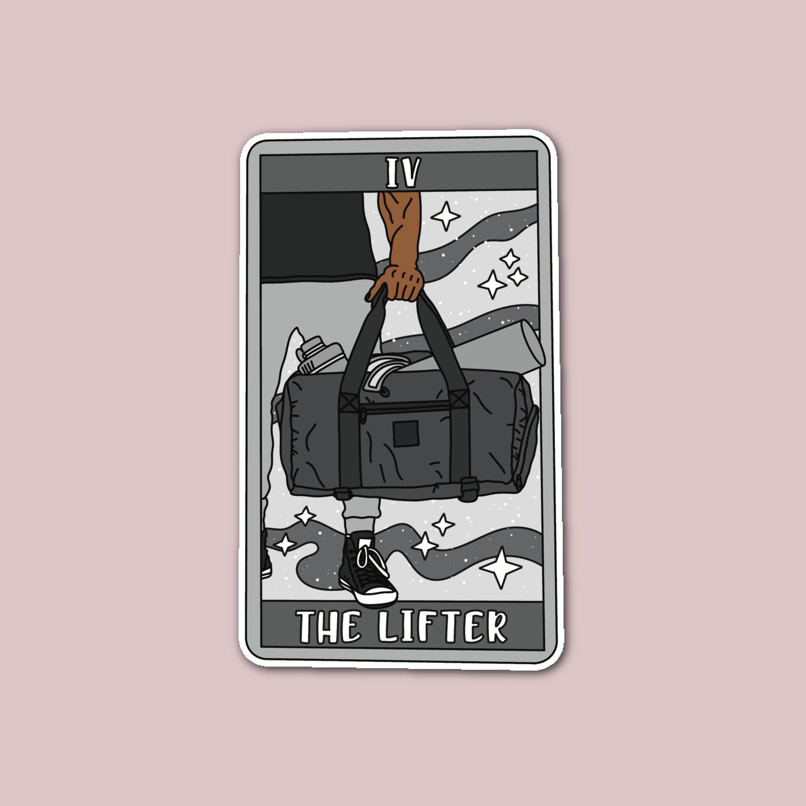The Lifter Tarot Powerlifting Sticker, Weightlifting Sticker, Girls Who ...