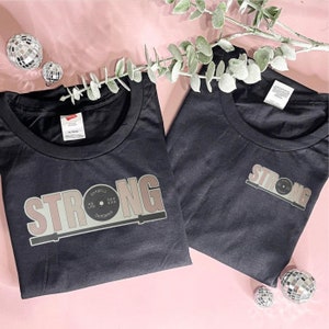 Strong Barbell T-Shirt, Gym T-shirt, Girls Who Lift, Powerlifting Gifts, Shirt for Powerlifter, Workout Shirt