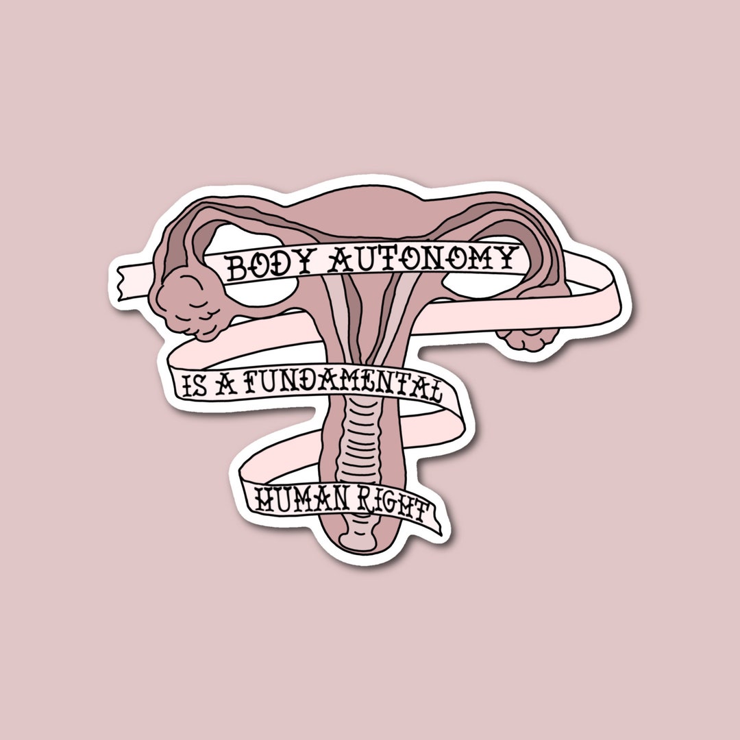 Professional Autonomy Sticker Body Autonomy is A Fundamental Human Right Sticker, Feminist Sticker ...