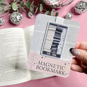 Magnetische bladwijzer TBR tarotkaart, Stairmaster-bladwijzer, grappige bladwijzer, cadeau boekenliefhebber, TBR-bladwijzer