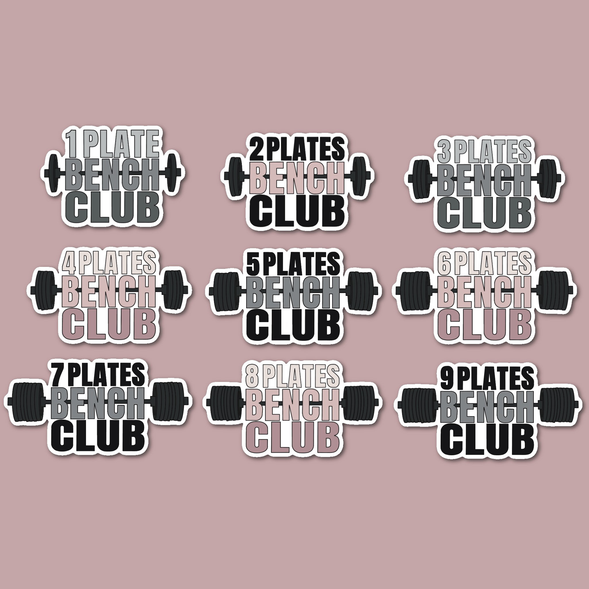 Bench Club Powerlifting Sticker, Weightlifting Sticker, Girls Who ...