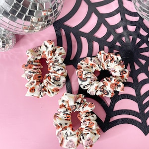 Spooky Treats Scrunchie, Hallowee Scrunchies, Herfst Scrunchie