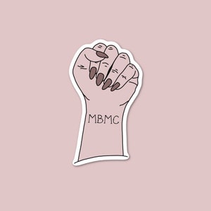 My Body My Choice Sticker: Feminist Women&#39;s Rights Sticker