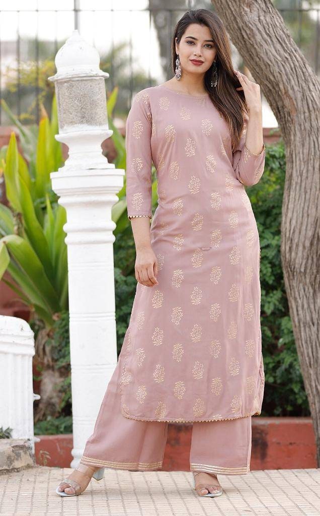 Traditional Rayon Kurti With Plazo set Made in India | Etsy