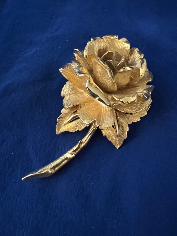 Rare Magnificent Marcel Boucher Rose Brooch