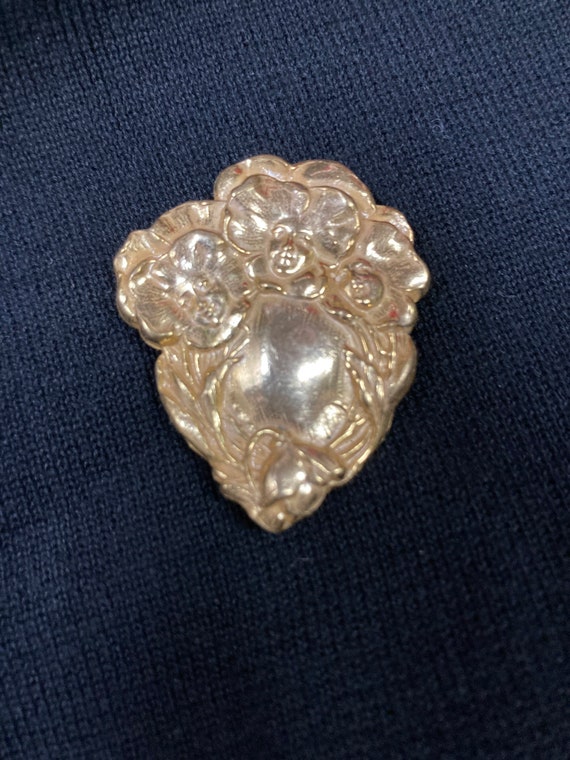 1960’s Miriam Haskell Unsigned Brooch Pin - image 2