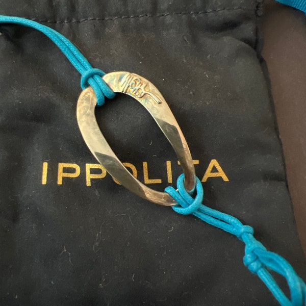 Ippolita Sterling and Silk Bracelet