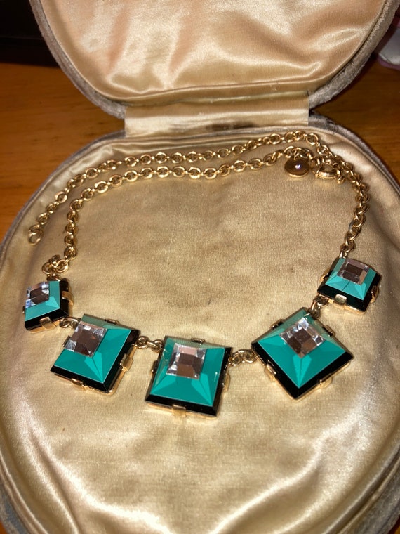 1990’s Marc Jacobs Necklace Mirrored Lucite