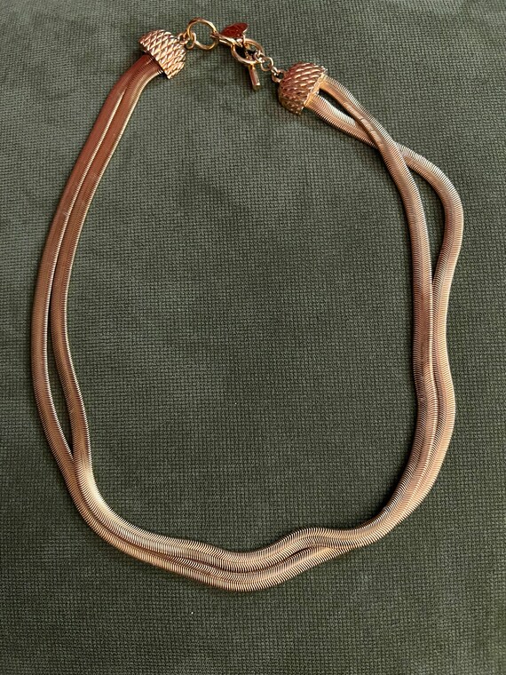 Anne Klein II double strand snake chain Adjustable