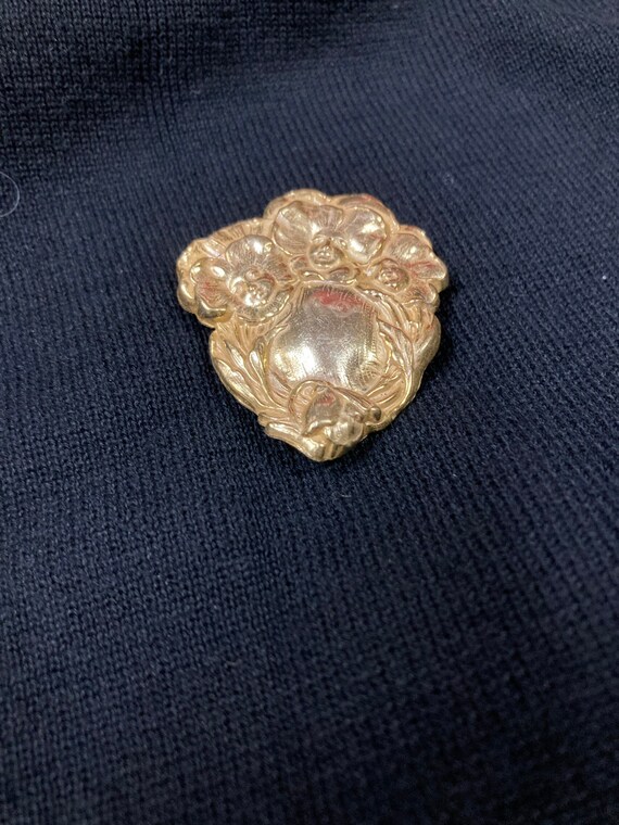 1960’s Miriam Haskell Unsigned Brooch Pin - image 1