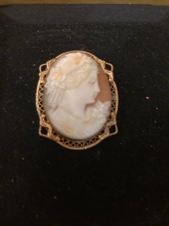 On Sale ****Edwardian Gold Filled Cameo