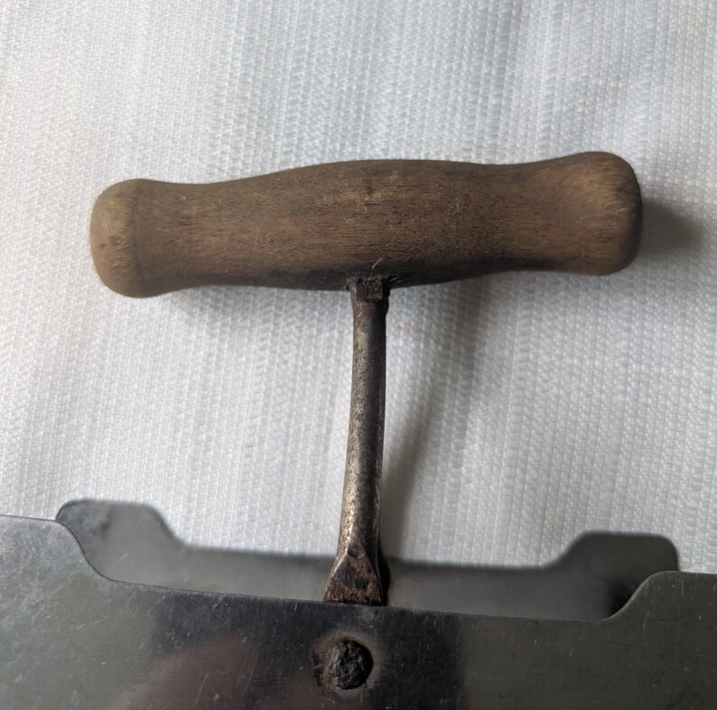Rectangle Chopper Vintage Stainless Steel Food Chopper With Wood Handle - Etsy