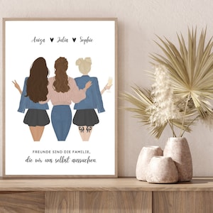Geschenk Beste Freundin | Geschenk Freundin | Freundinnen Geschenk | Geschenk Geburtstag Beste Freundin Personalisiert | Freundin Bild