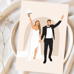 Cadeau voor vriend, portret van koppel, cadeau voor echtgenoot, verjaardagscadeau, cadeau voor partner, ik hou van jou, jubileum, cadeau voor hem, cadeau voor echtgenoot