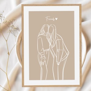 Regalo per lei, regalo per la migliore amica, regalo di compleanno per fidanzata, biglietto personalizzato, biglietto di compleanno, regalo per sorella