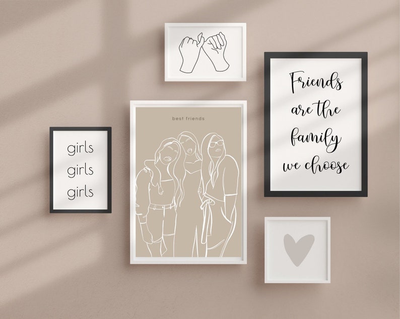 Best Friend Gift Personalized, Birthday Gift For Best Friend, Friendship Gift, Drawing Girlfriend Mother's Day Gift image 10