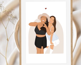 Regalo per lei, regalo di amicizia per la fidanzata, regalo per la migliore amica per la fidanzata, regalo per il 30° compleanno, amica sincera
