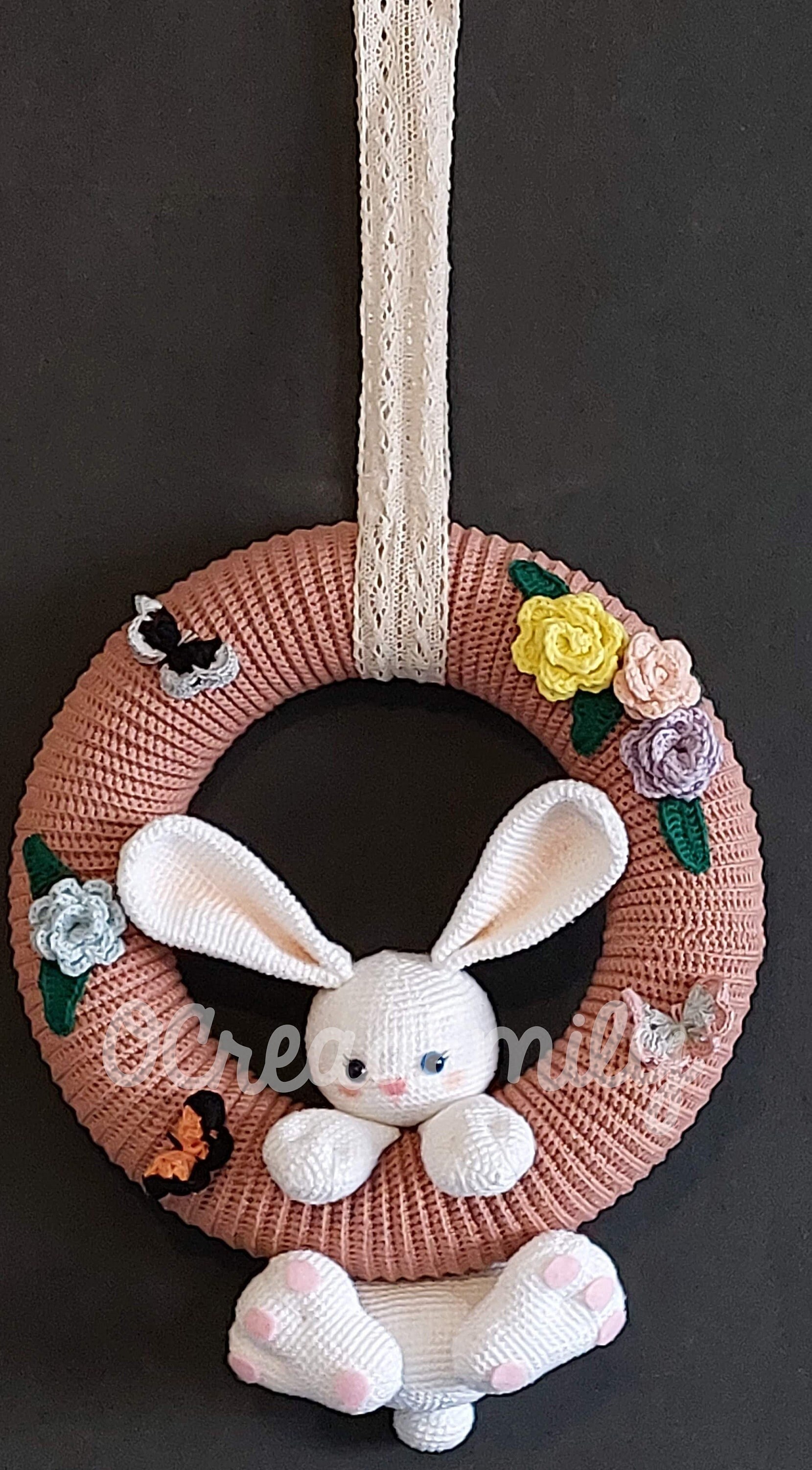 Couronne de Pâques Lapin