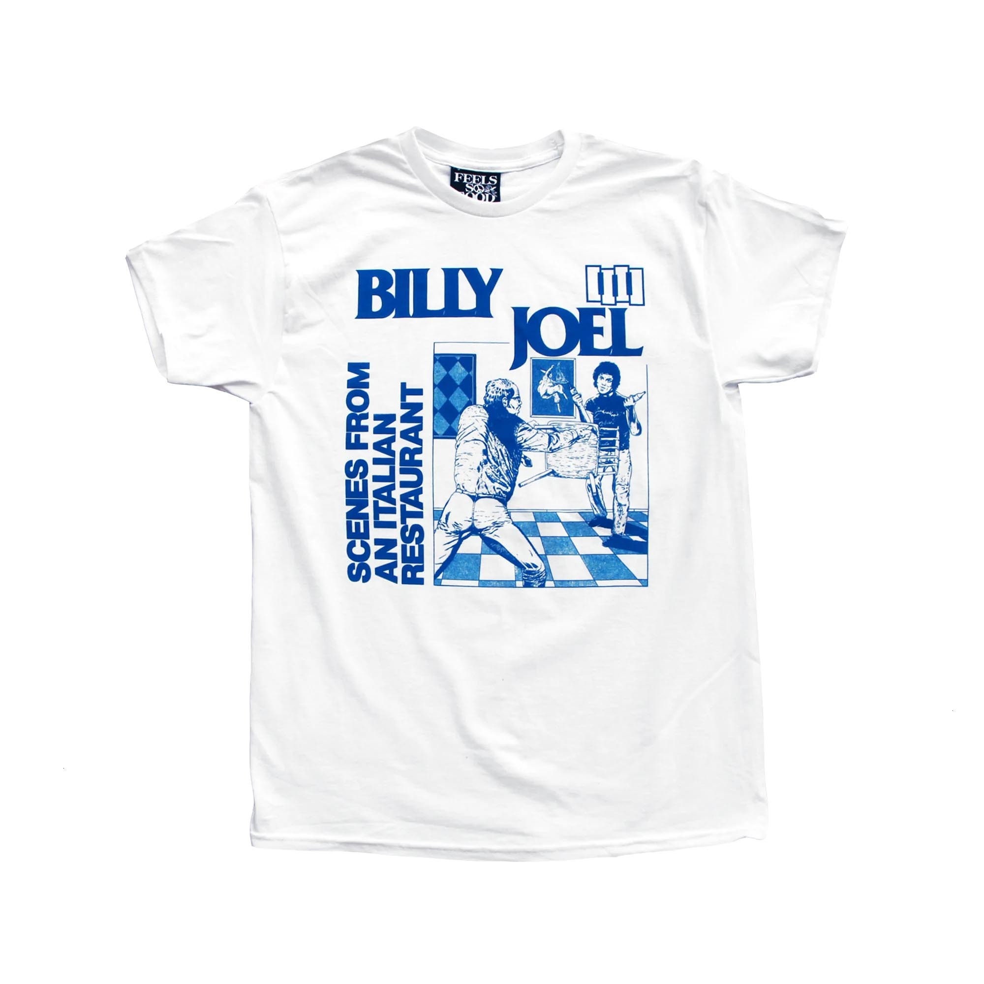 Discover Scènes De Billy Joel D'une Tournée De Restaurants Italiens Fans De Billy Joel T-Shirt