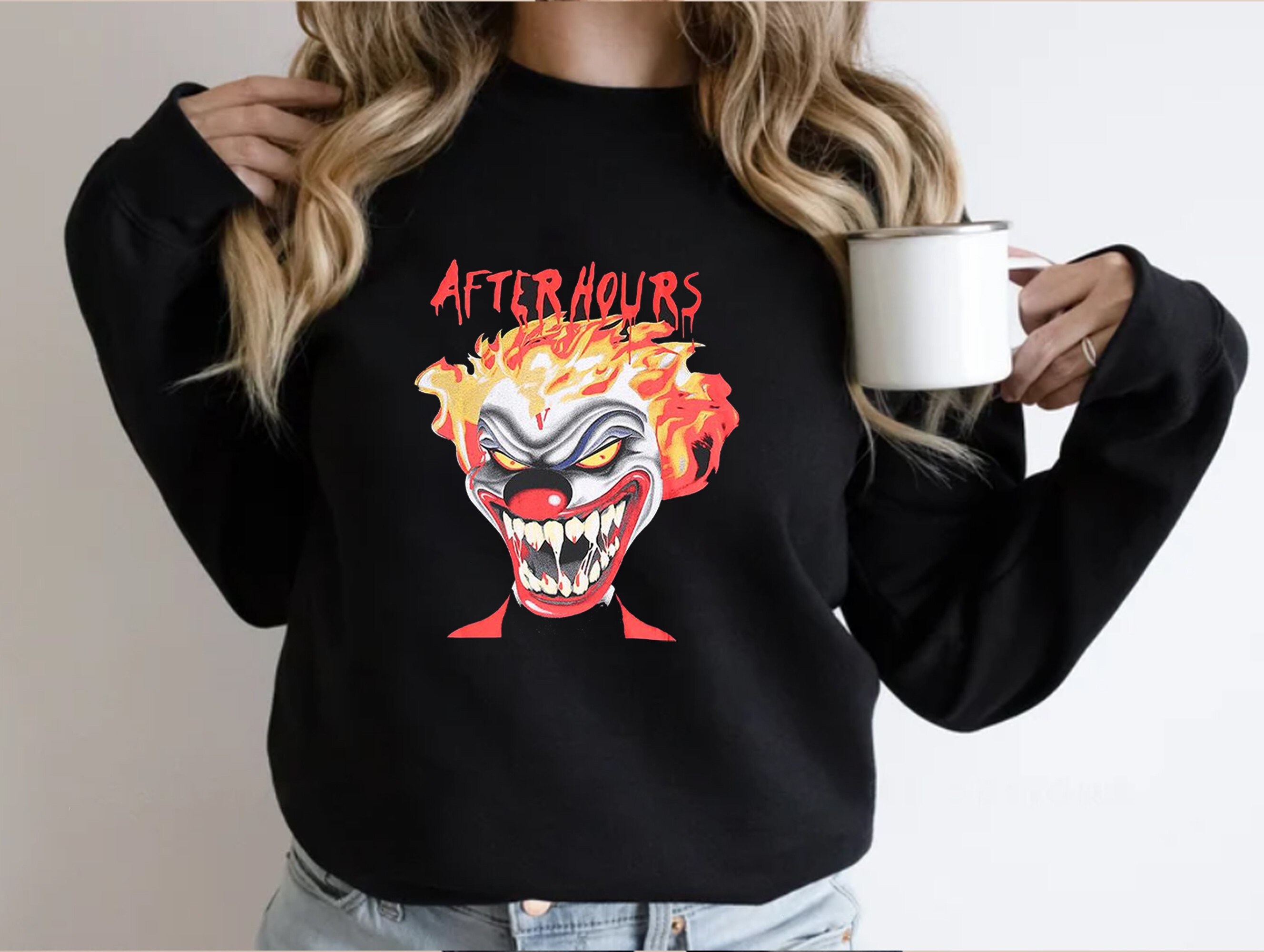 the weeknd clown hoodie