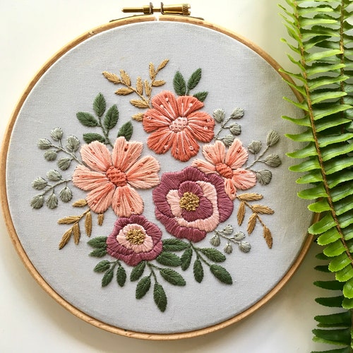 Embroidery Pattern PDF Instant Digital Download. Downloadable | Etsy
