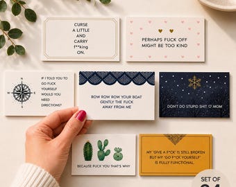 What the F Cards | Sarcastic Affirmation Deck for Modern Survival