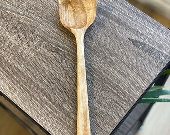 Hand Carved Wooden Cooking Spoon