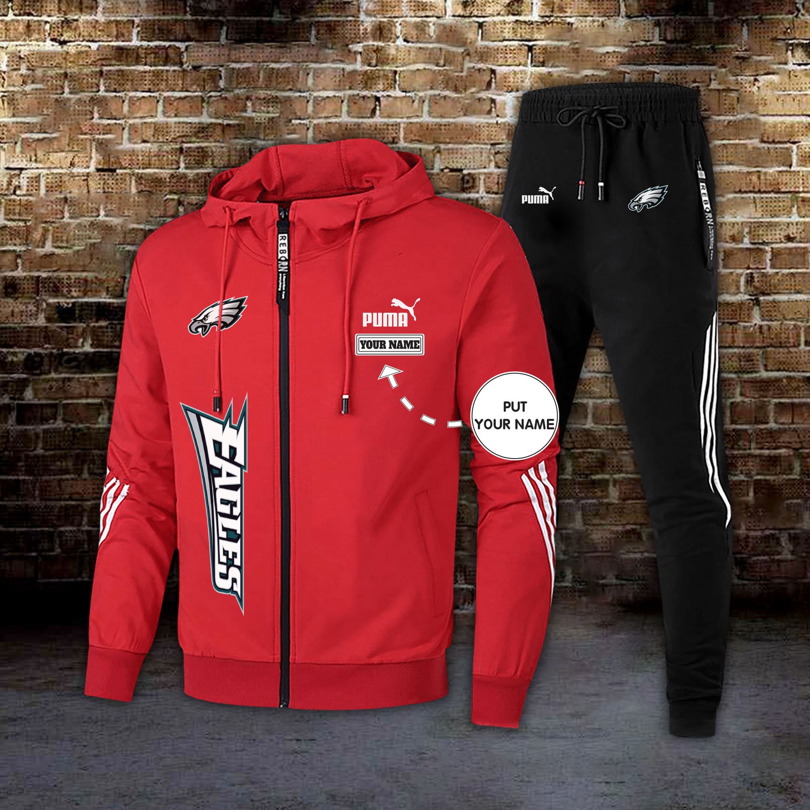 Pm_DN015 Philadelphia Eagles 2021 Spring Autumn Men Tracksuit  Etsy