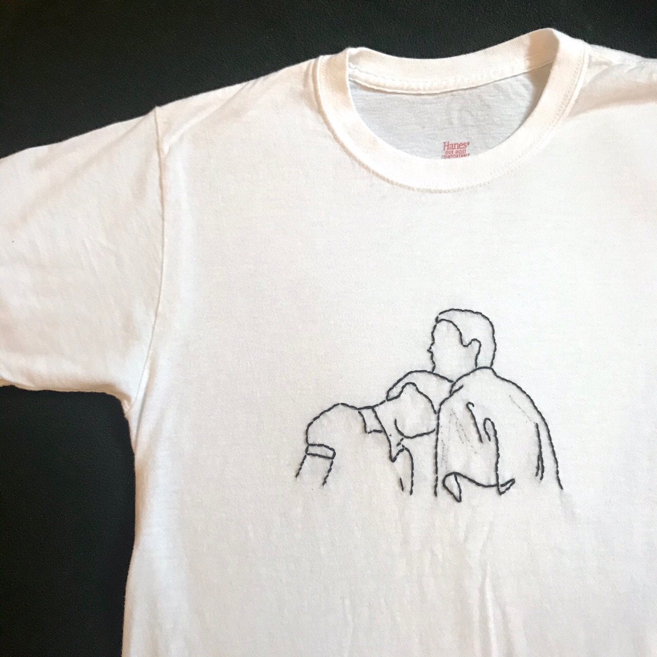 cmbyn hand embroidered Timmy Oliver and Elio summer shirt!