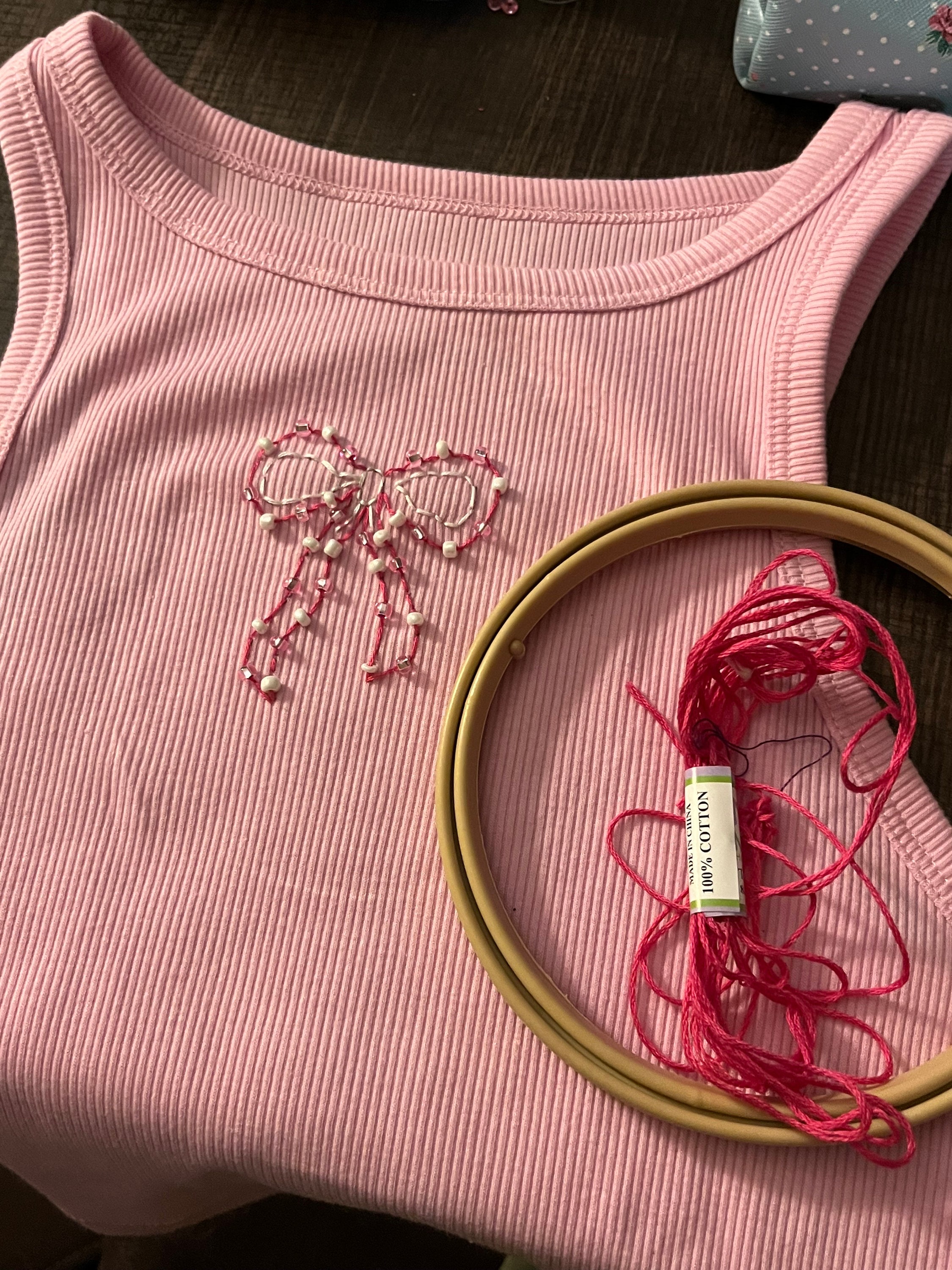 トップス 00s Share Spilit Hand Embroidery Top Girls' Embroidered Tank Top For Girls | Factory