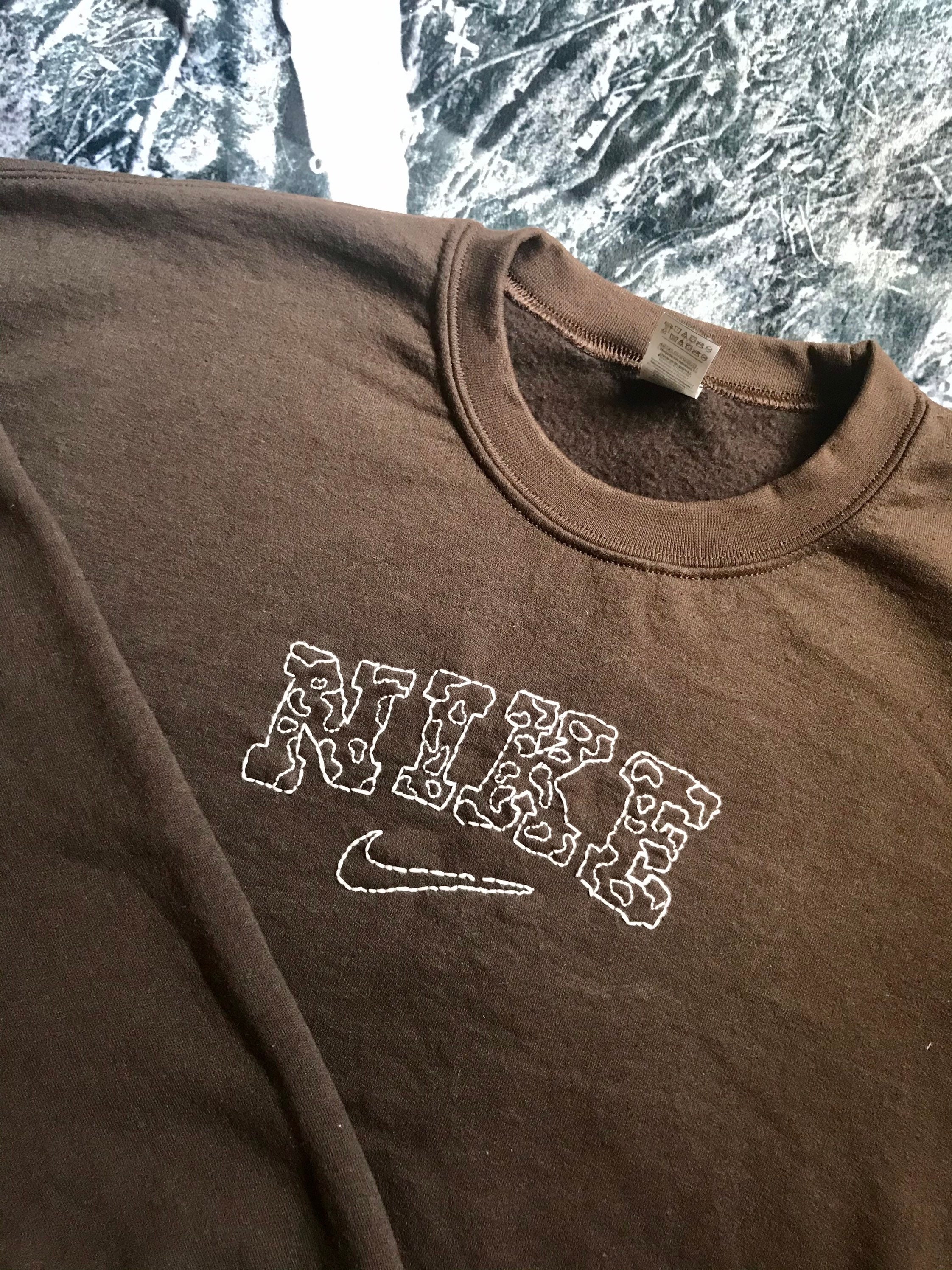 cow print crewneck
