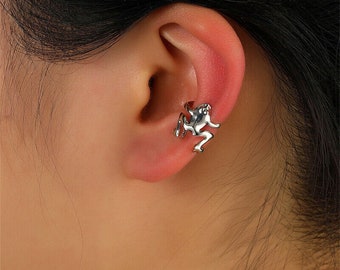 Ear Cuff cute frog Ear Cuff - Climbing Flog Ear Cuff - Ear Cuff - Jewellery - Non Pierced Earring Non Pierced Ear Cuff Ear Studs