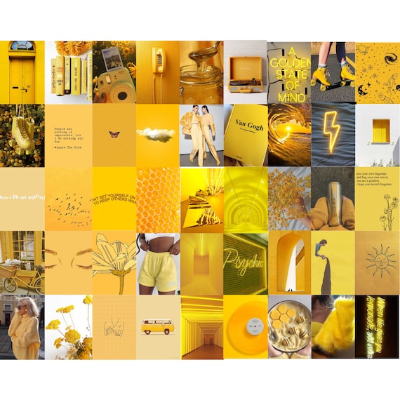 Light Yellow Be Kind Aesthetic Sticker Pack Photographic Print for Sale by  The-Goods