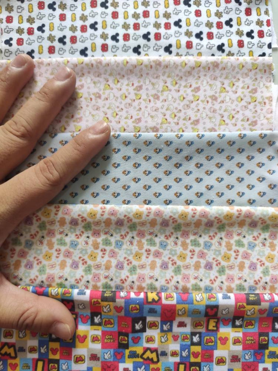 Custom Printed Fabric With Tiny Print for Making Doll Clothes Etsy