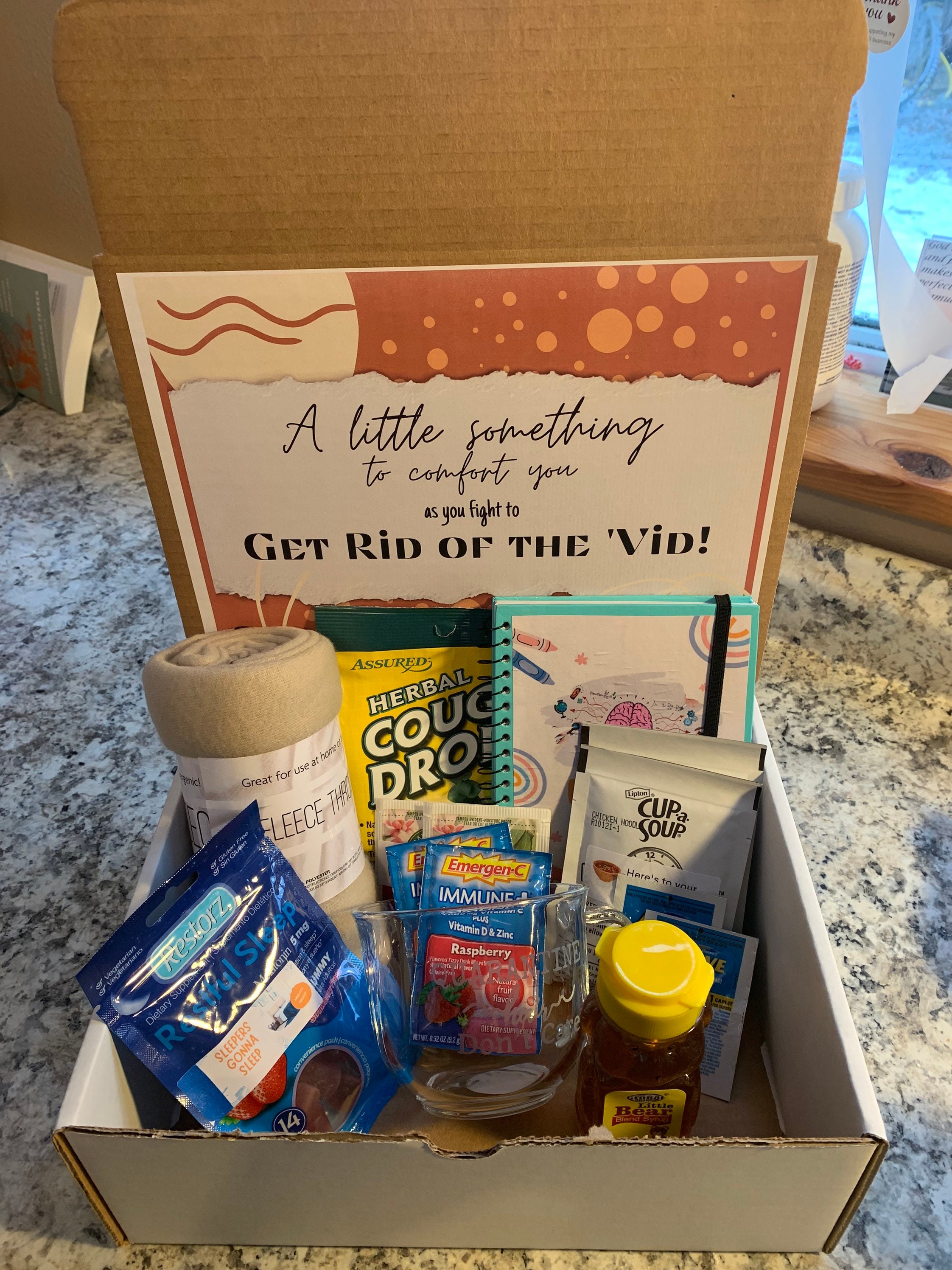 homemade get well box for adult