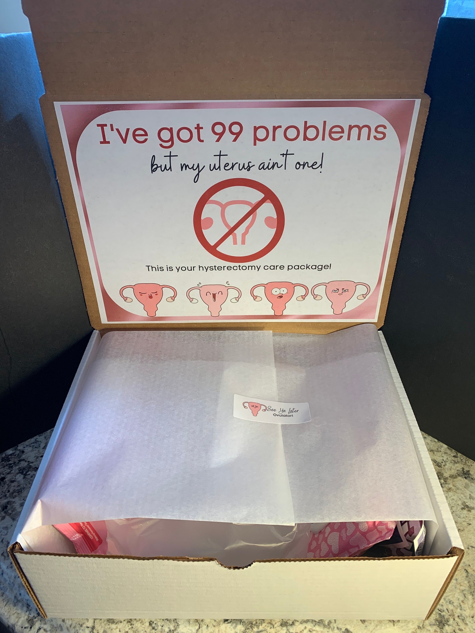 Hysterectomy Care Package Etsy