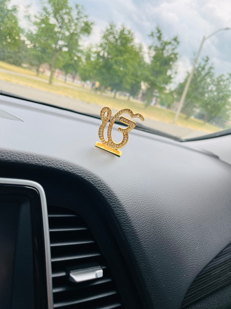 Ek Onkar Car Dashboard Decor Sikh Khanda Ek Onkar Car Accessories Home