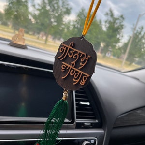 Satnam Waheguru - Baba Deep Singh Ji CAR HANGING