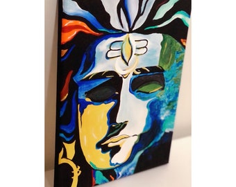Shivji / Shiva Canvas Painting - Hand-painted!