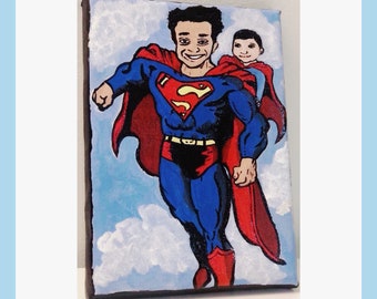 Custom Portrait | Couple Portrait | Cartoon Portrait | Custom Family Portrait | Mothers Day Gift | Fathers Day Gift | HAND PAINTED