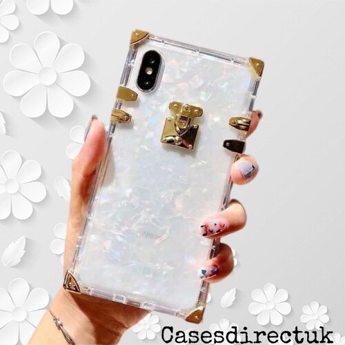 Trunk Box Square Luxury Case Iphone 13 12 Mini Pro Max 11 Pro Etsy