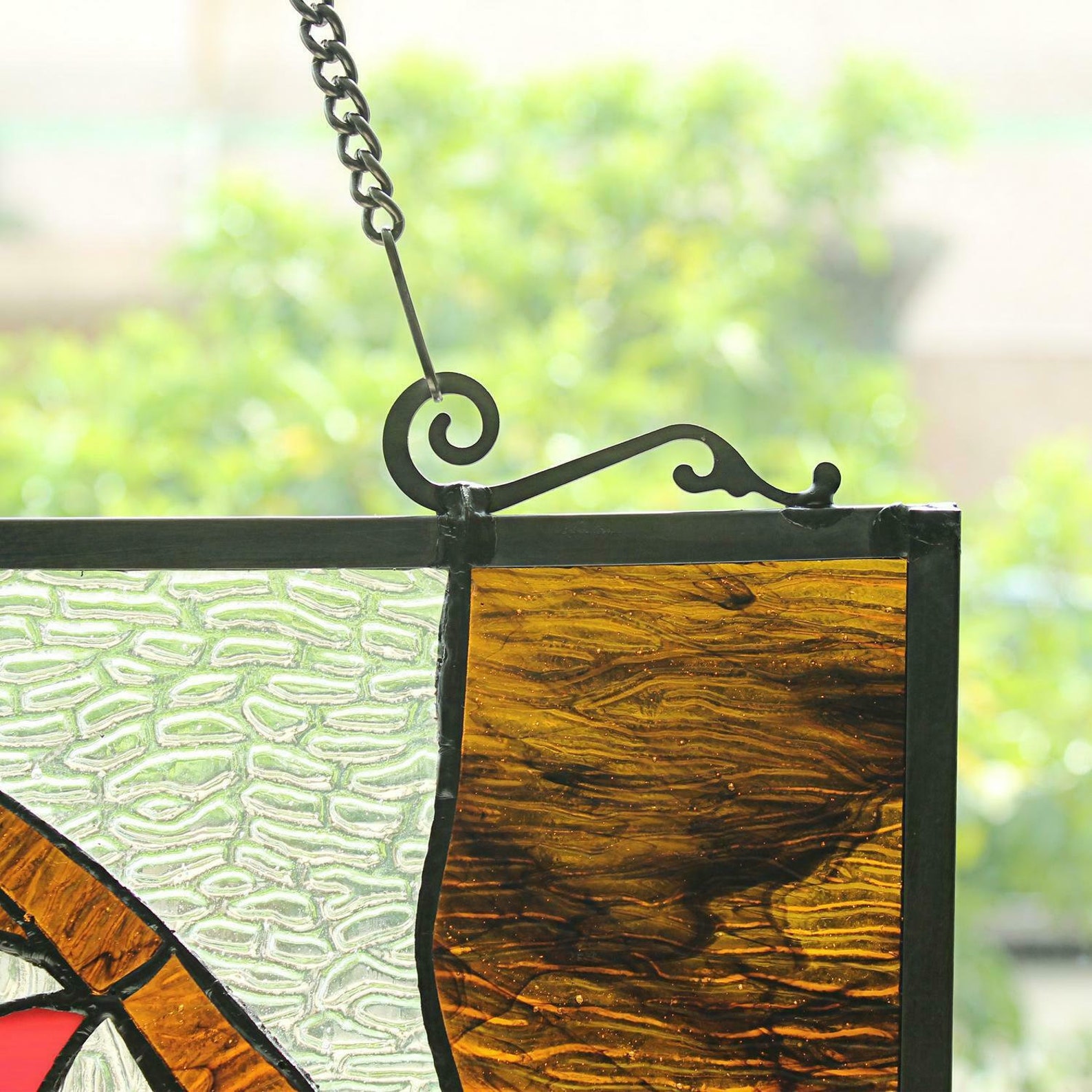 Beautiful Cardinal Stained Glass Window Panel Suncatcher - Etsy