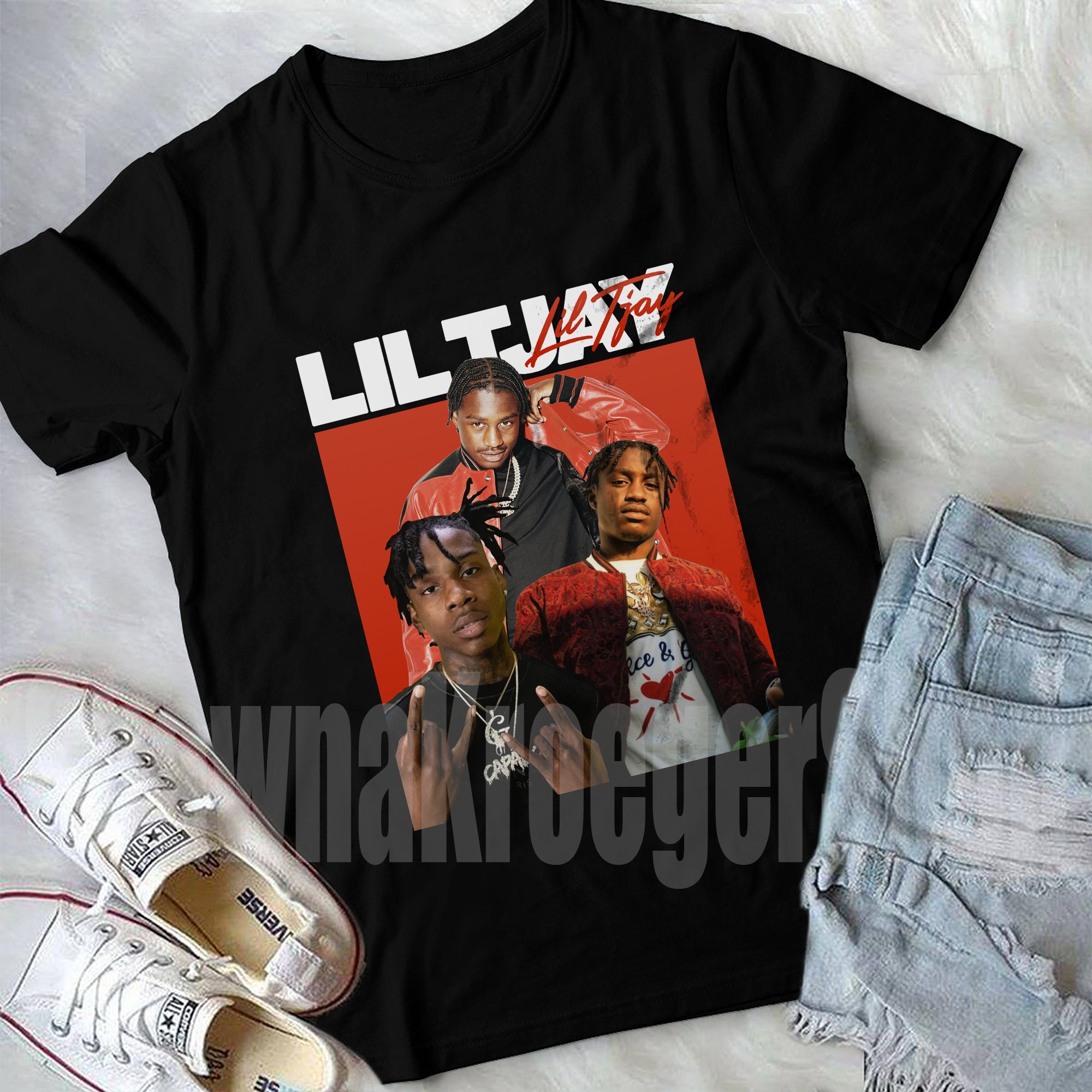 Lil Tjay Graphic Tee Lil Tjay Rapper Shirt Lil Tjay Shirt | Etsy