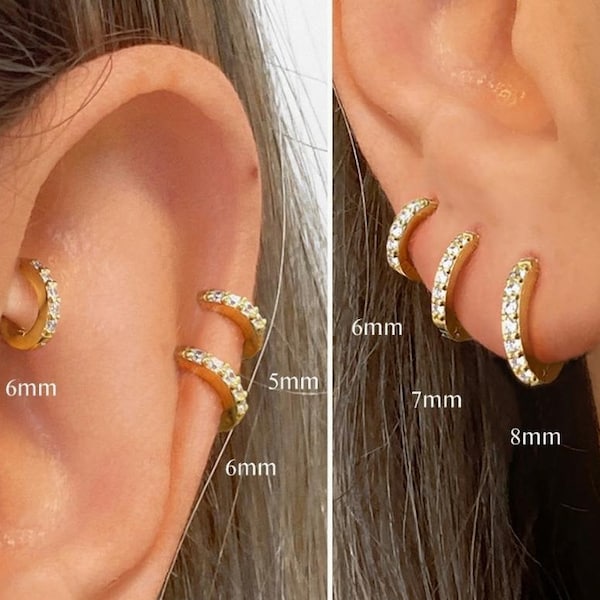 Gold Hoop Earrings~ Huggie earrings ~ Gold Hoops ~ Earrings hoops ~Small gold hoops ~Gold Huggies~Huggie hoops earrings~Gold Huggie earrings