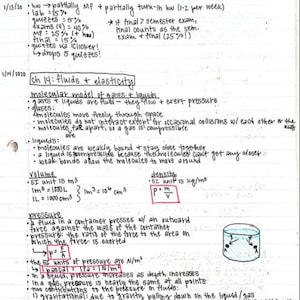 Physique Analytique 2 Collège Notes Manuscrites