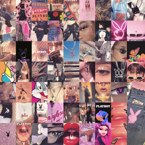 Playboy Aesthetic Wall Collage Kit 60pcs physical Prints - Etsy