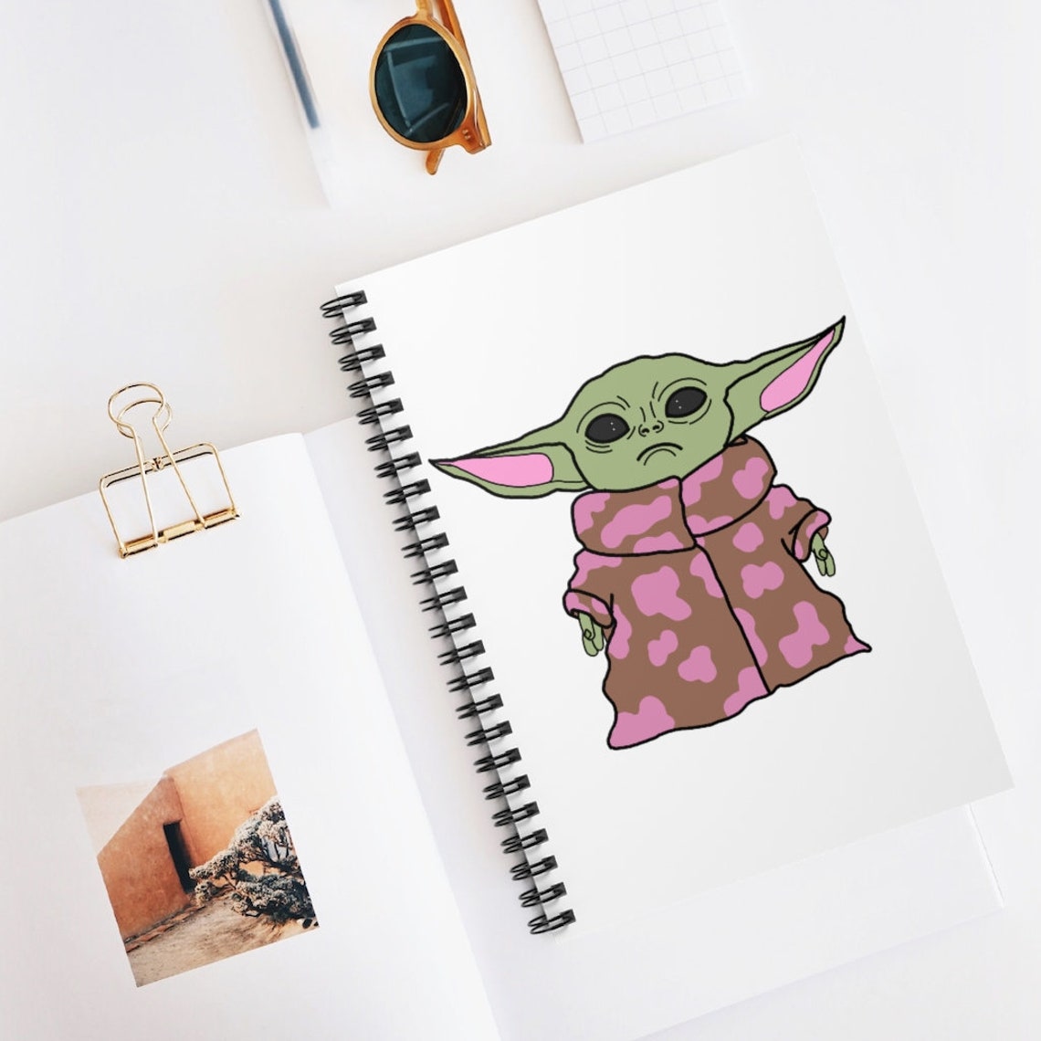 Baby Yoda / Grogu Spiral Notebook Etsy