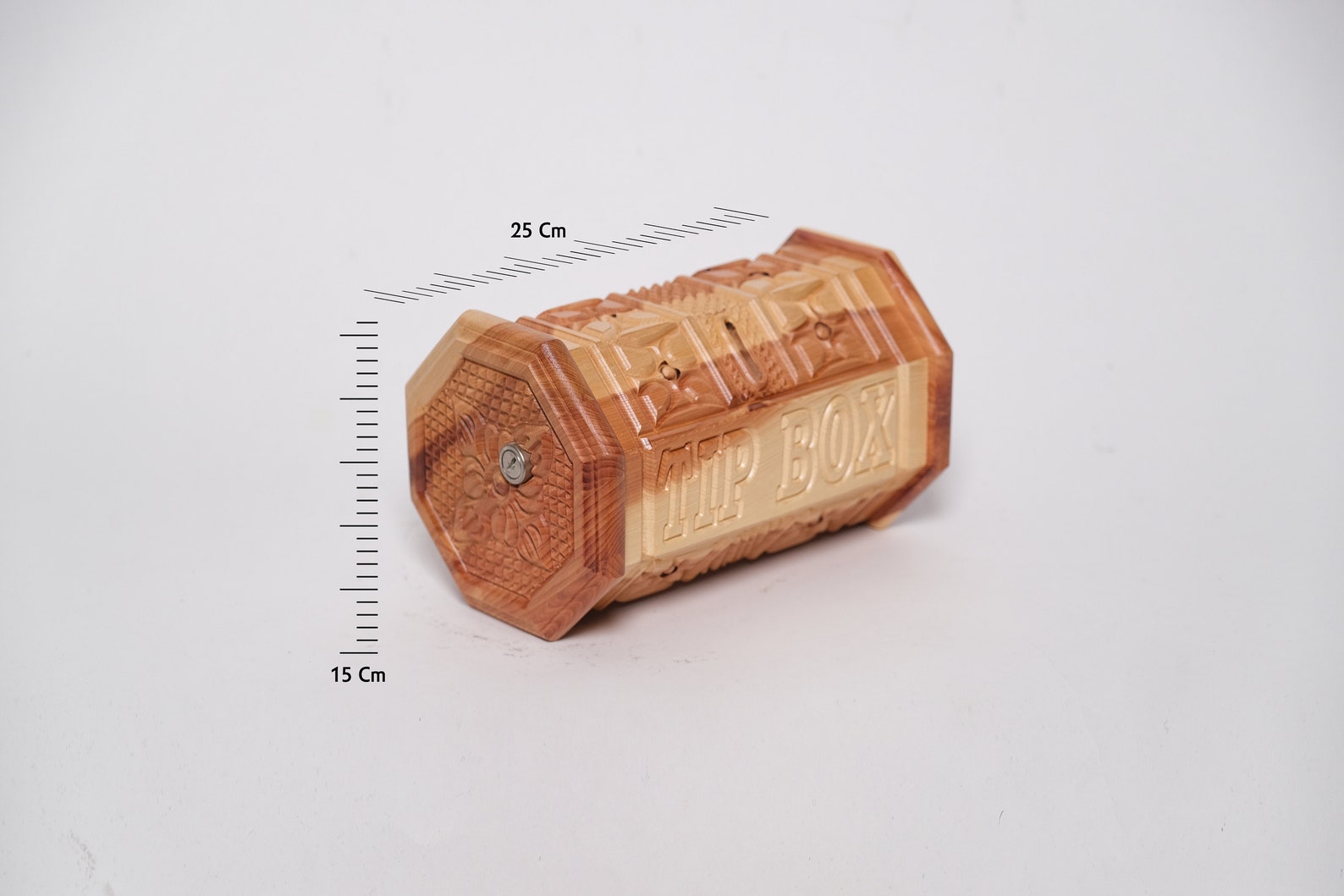 Valnut Tip box wood box tip box wooden tip boxhand carved Etsy